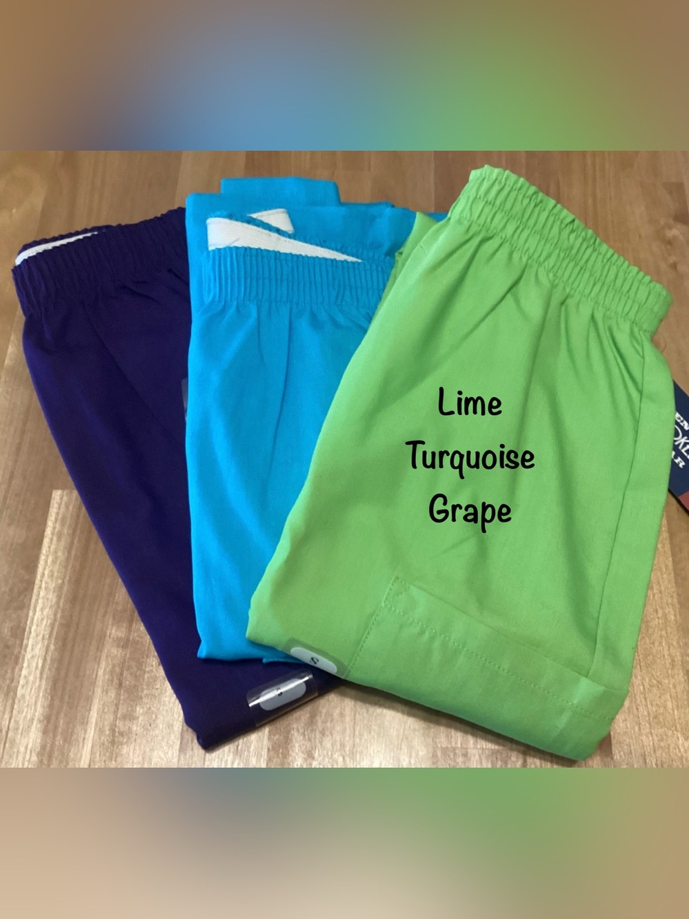 3 Pair Cherokee Workwear Scrub Pants 4200 Small Regular Length